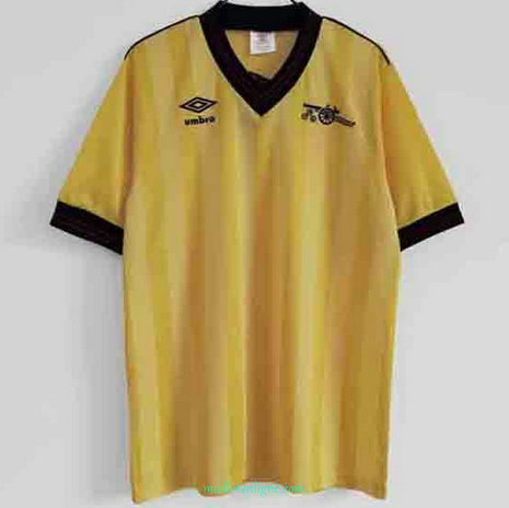 Thai Maillot de Classic Arsenal Exterieur 1984-86 Jaune