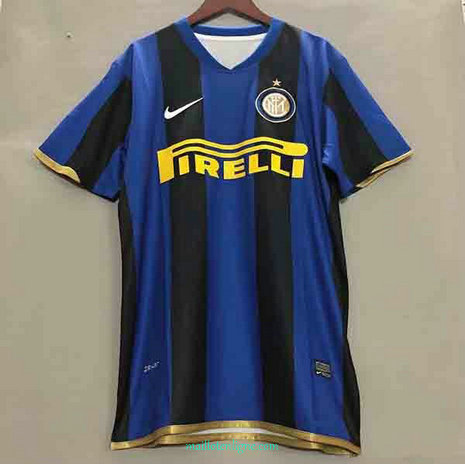 Thai Maillot de Classic Inter Milan Domicile Champions League edition 2008-2009