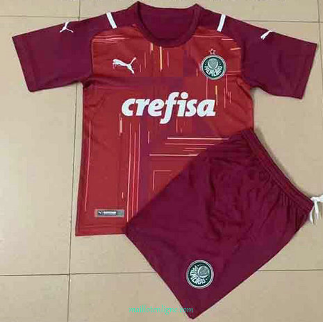 Thai Maillot du Palmeiras Enfant Gardien de but Rouge 2021 2022