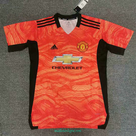 Thai Maillot du Manchester United orange Pre-Match training 2021 2022