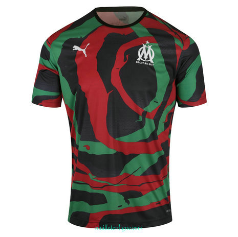 Thai Maillot du Marseille OM Africa 2021 2022 Collectors Noir/Vert/Rouge