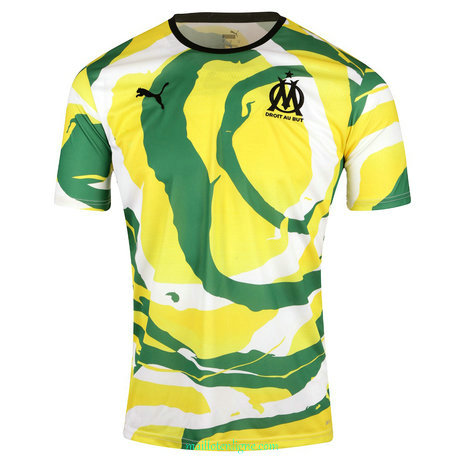 Thai Maillot de Marseille OM Africa 2021 2022 Collectors Jaune/Vert