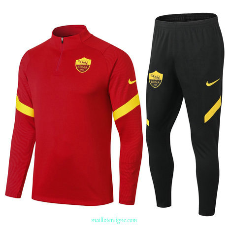 Thai Ensemble foot AS Rome Survetement 2021 2022 Rouge