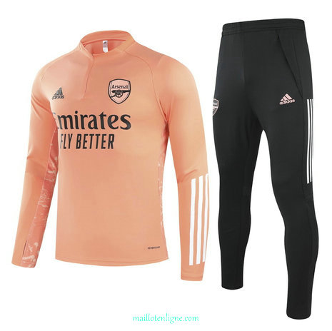 Thai Ensemble foot Champions League Arsenal Survetement 2021 2022 Orange