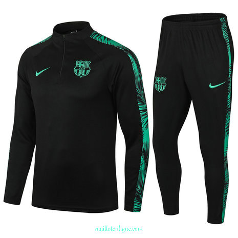 Thai Ensemble foot Barcelone Survetement 2021 2022 Noir/Vert