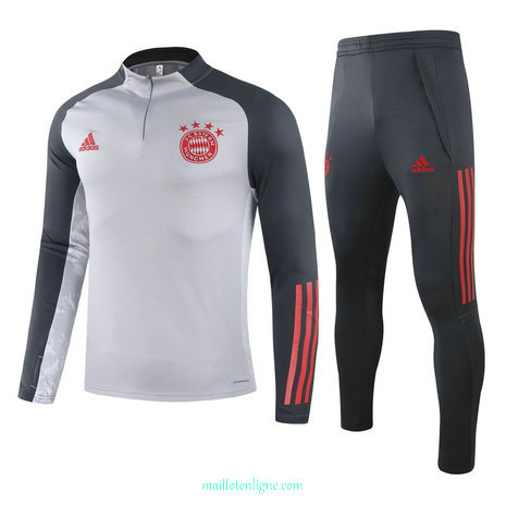 Thai Ensemble foot Champions League Bayern Munich Survetement 2021 2022 Gris