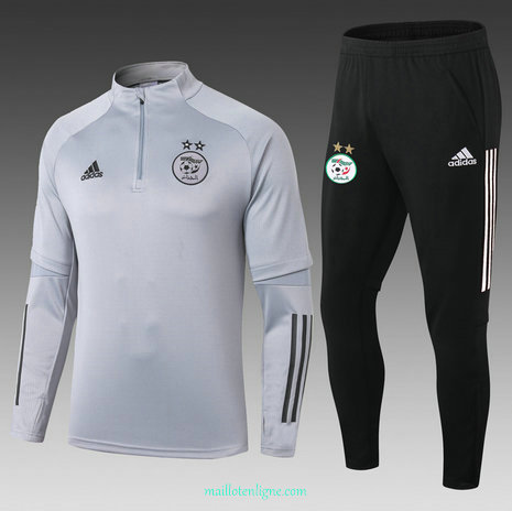 Thai Ensemble foot Algérie Enfant Survetement 2021 2022 Gris