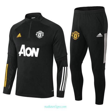 Thai Ensemble foot Manchester United Survetement 2021 2022 Noir