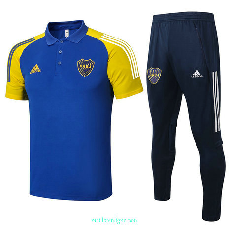 Thai Maillot du Boca Juniors POLO Bleu 2021 2022