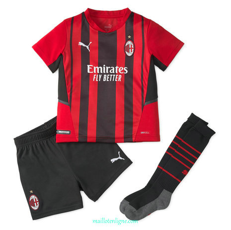 Thai Maillot AC Milan Enfant Domicile 2021 2022