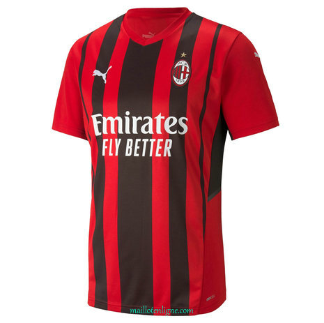 Thai Maillot du AC Milan Domicile 2021 2022