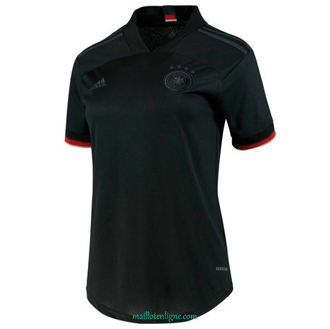 Thai Maillot de Allemagne Femme Noir 2021 2022