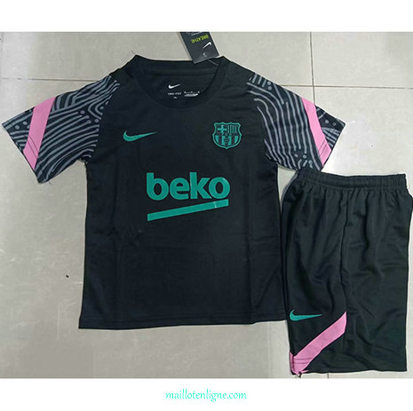 Thai Maillot Barcelone Enfant training Noir 2021 2022