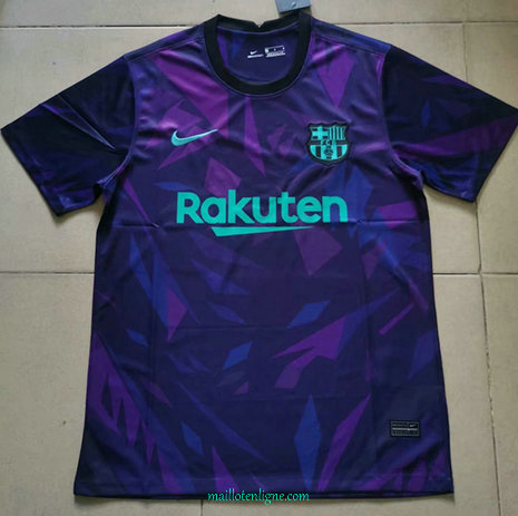 Thai Maillot du Barcelone training Bleu Marine 2021 2022