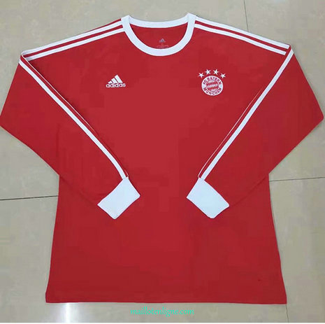 Thai Maillot de Bayern Munich Manche Longue Rouge 2021 2022