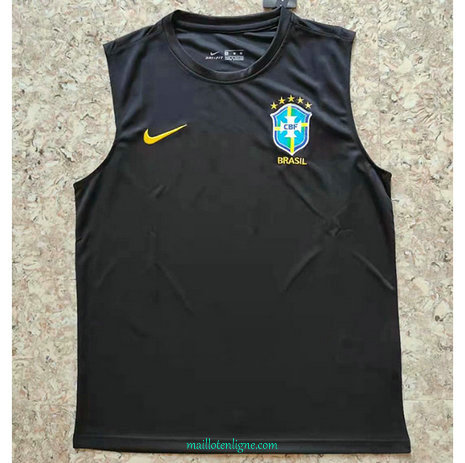 Thai Maillot de Brésil vest Noir 2021 2022