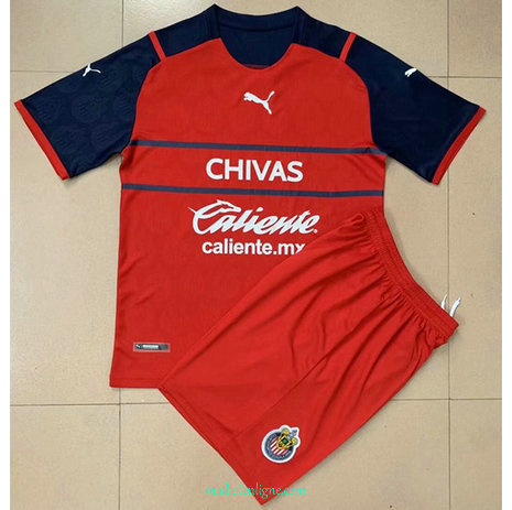 Thai Maillot de Chivas Regal Enfant Rouge 2021 2022