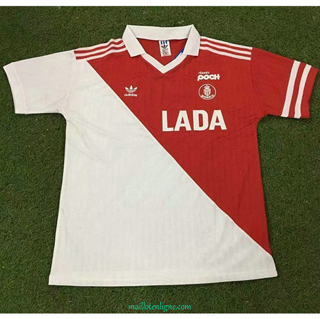 Thai Maillot de Classic AS Monaco Domicile 1990-91