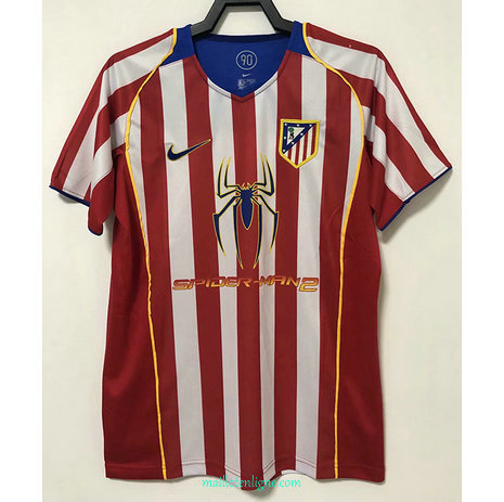 Thai Maillot du Classic Atletico Madrid Domicile 2004-05