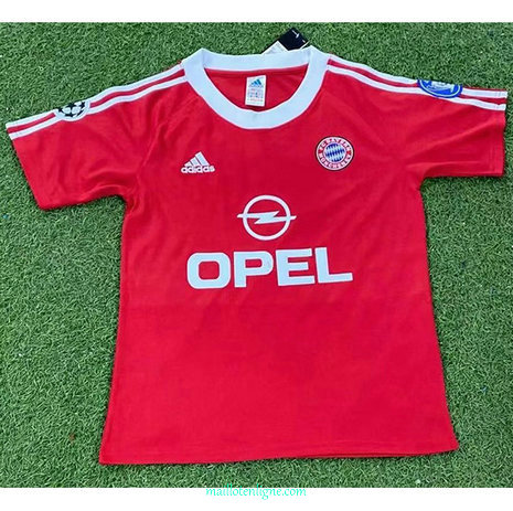 Thai Maillot Classic Bayern Munich UEFA Champions League 2001