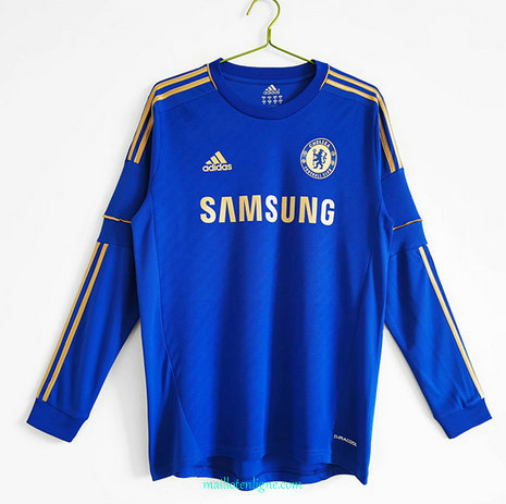 Thai Maillot du Classic Chelsea Domicile Manche Longue 2012-13