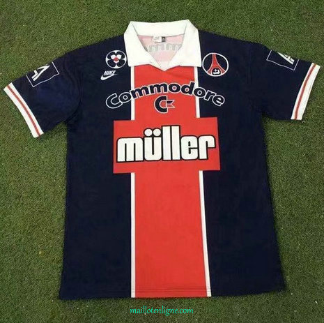 Thai Maillot de Classic PSG Domicile 1991-92