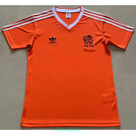 Thai Maillot de Classic Pays-Bas Domicile 1986