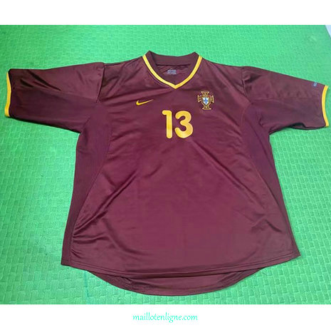 Thai Maillot du Classic Portugal Domicile 13 2000