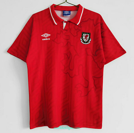 Thai Maillot du Classic Wales Domicile 1992-94