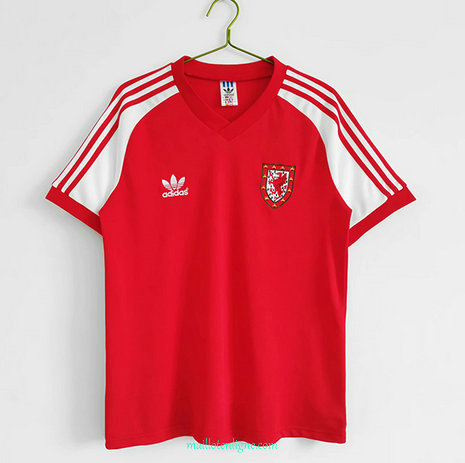 Thai Maillot de Classic Wales Domicile 1982