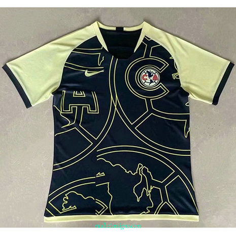 Thai Maillot CF America training Jaune/Noir 2021 2022