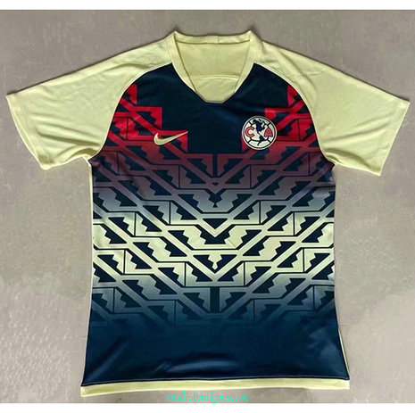 Thai Maillot du CF America training Jaune/Bleu Marine 2021 2022