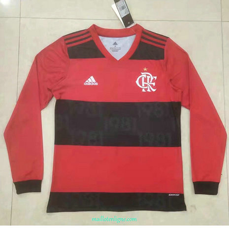 Thai Maillot de Flamengo Domicile Manche Longue 2021 2022