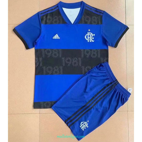 Thai Maillot de Flamengo Enfant Bleu 2021 2022