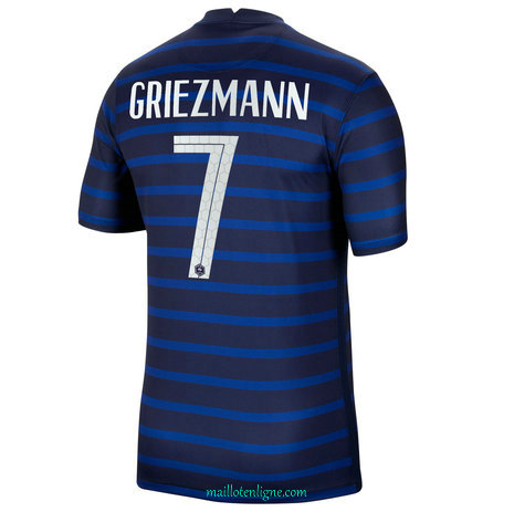 Thai Maillot du France Domicile Griezmann 7 Euro 2020