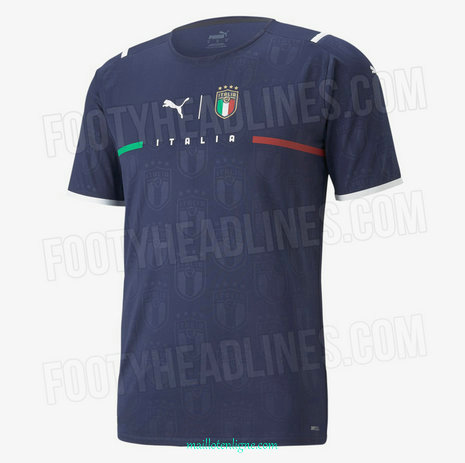 Thai Maillot du Italie Gardien de but Bleu 2021 2022