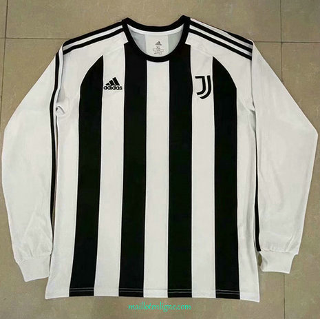 Thai Maillot de Juventus Manche Longue Blanc 2021 2022