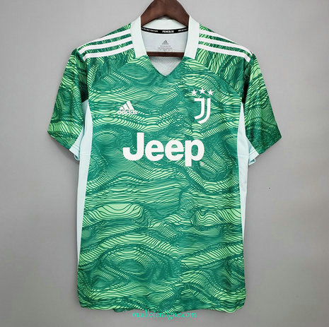 Thai Maillot du Juventus gardien de but Vert 2021 2022