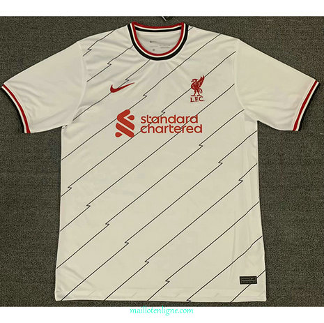 Thai Maillot du Liverpool Blanc 2021 2022