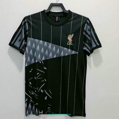 Thai Maillot du Liverpool Édition commémorative Noir 2021 2022