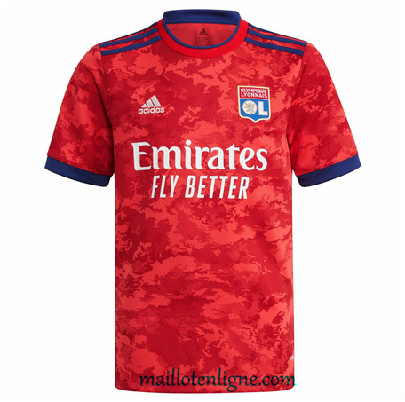 Thai Maillot Lyon Exterieur Rouge 2021 2022