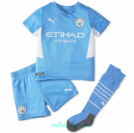 Thai Maillot Manchester City Enfant Domicile 2021 2022