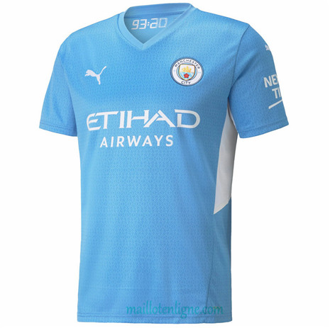 Thai Maillot de Manchester City Domicile Bleu 2021 2022