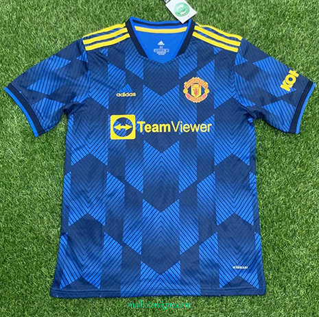 Thai Maillot du Manchester United training Bleu 2021 2022