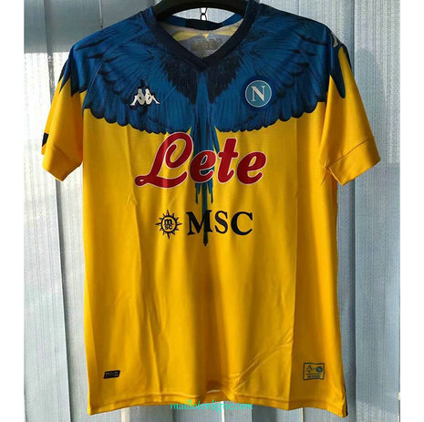 Thai Maillot du Napoli Gardien de but Jaune 2021 2022