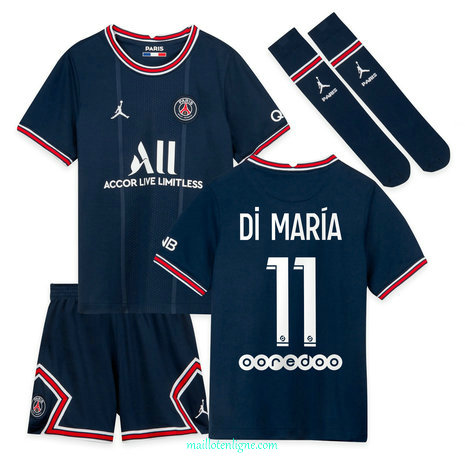 Thai Maillot du PSG Enfant Domicile Di María 11 2021 2022