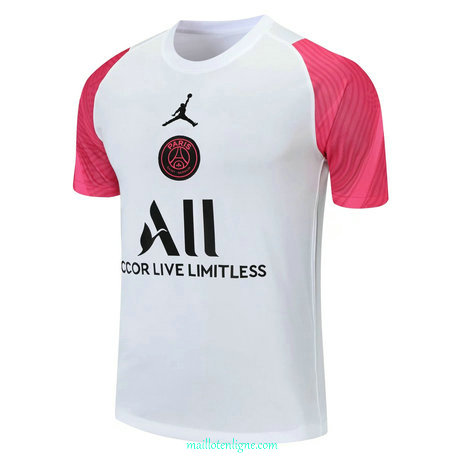 Thai Maillot du Paris PSG training Rose/Blanc 2021 2022