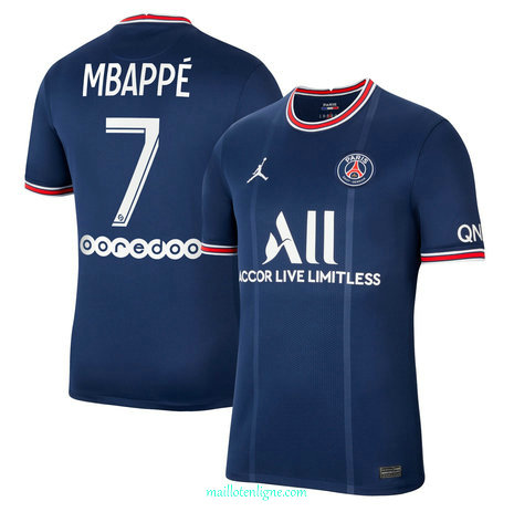 Thai Maillot de PSG Domicile Mbappé 7 2021 2022