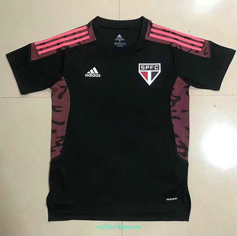 Thai Maillot de Sao Paulo training Noir 2021 2022