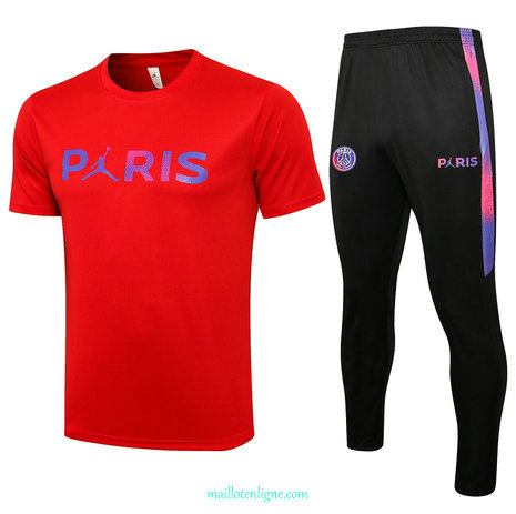 Thai Maillot Paris PSG Jordan Training Rouge 2021 2022